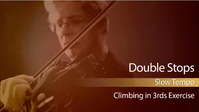 new fiddle lesson on double stops
