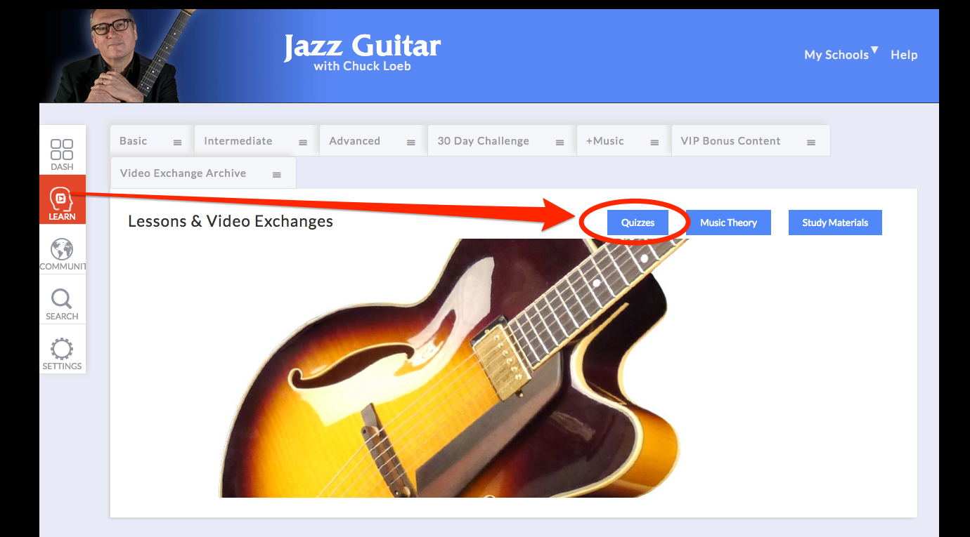 jazz guitar quiz