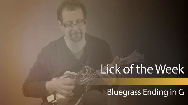 mandolin lick of the week: bluegrass ending in g