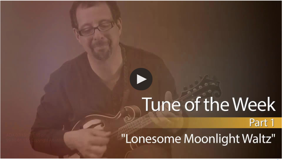 mandolin tune of the week - new section