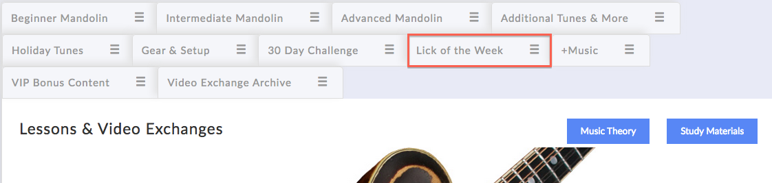 mandolin lessons: lick of the week