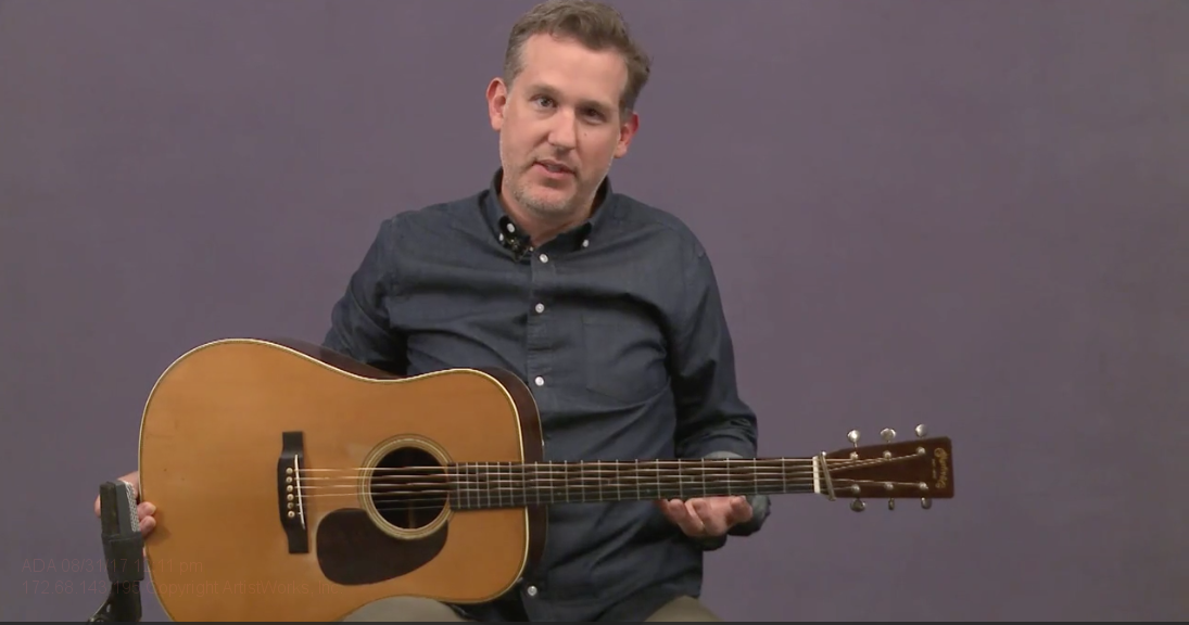 playing posture for flatpicking