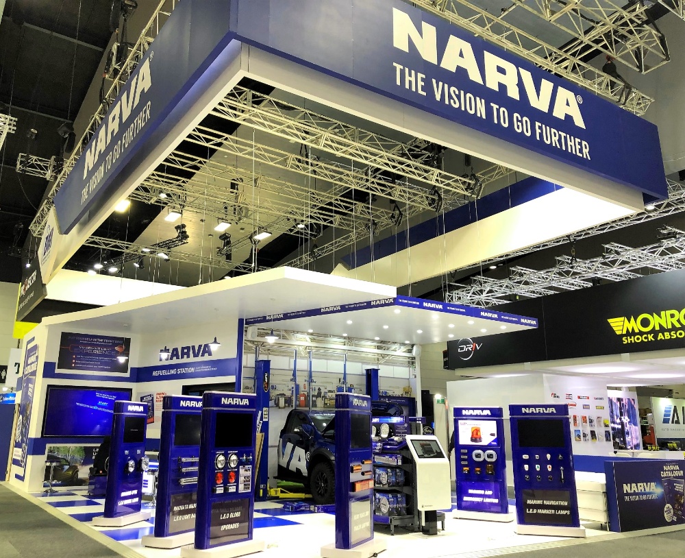 Narva exhibition stand