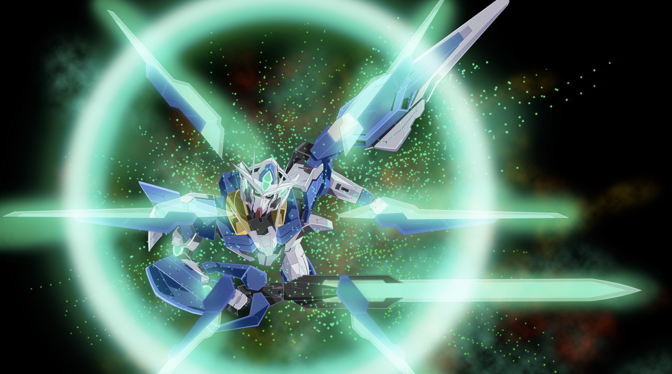 Semi perpetual GN-001 Gundam Exia in all of its glory