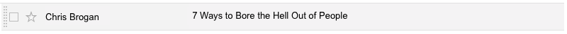 Effective Email Subject Lines