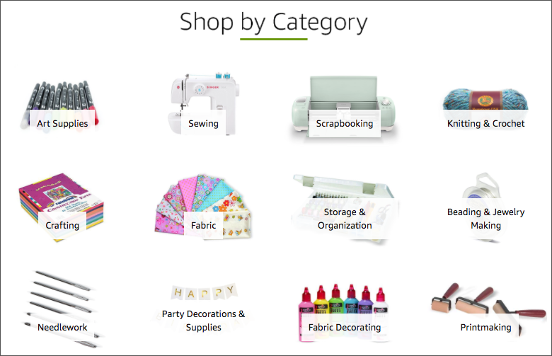 Amazon Product Categories