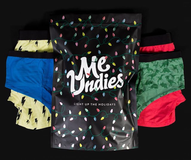 MeUndies Holiday Packaging