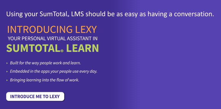 Chasma Lexy : Virtual assistant for Sumtotal LMS