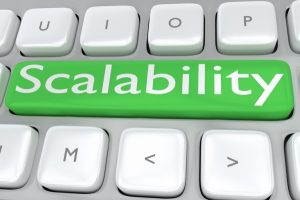 Computer button that says scalability for scalable IT service | Varay, El Paso