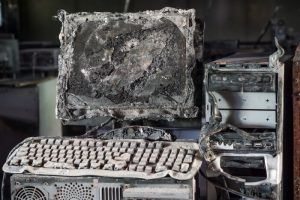 burned personal computer | Varay, El Paso