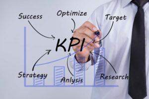 KPI | man tracking KPI metrics