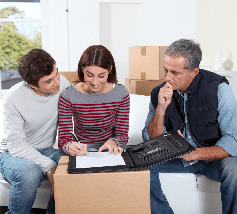 Income Property 101: Steps to Becoming a Landlord Couple Moving Image