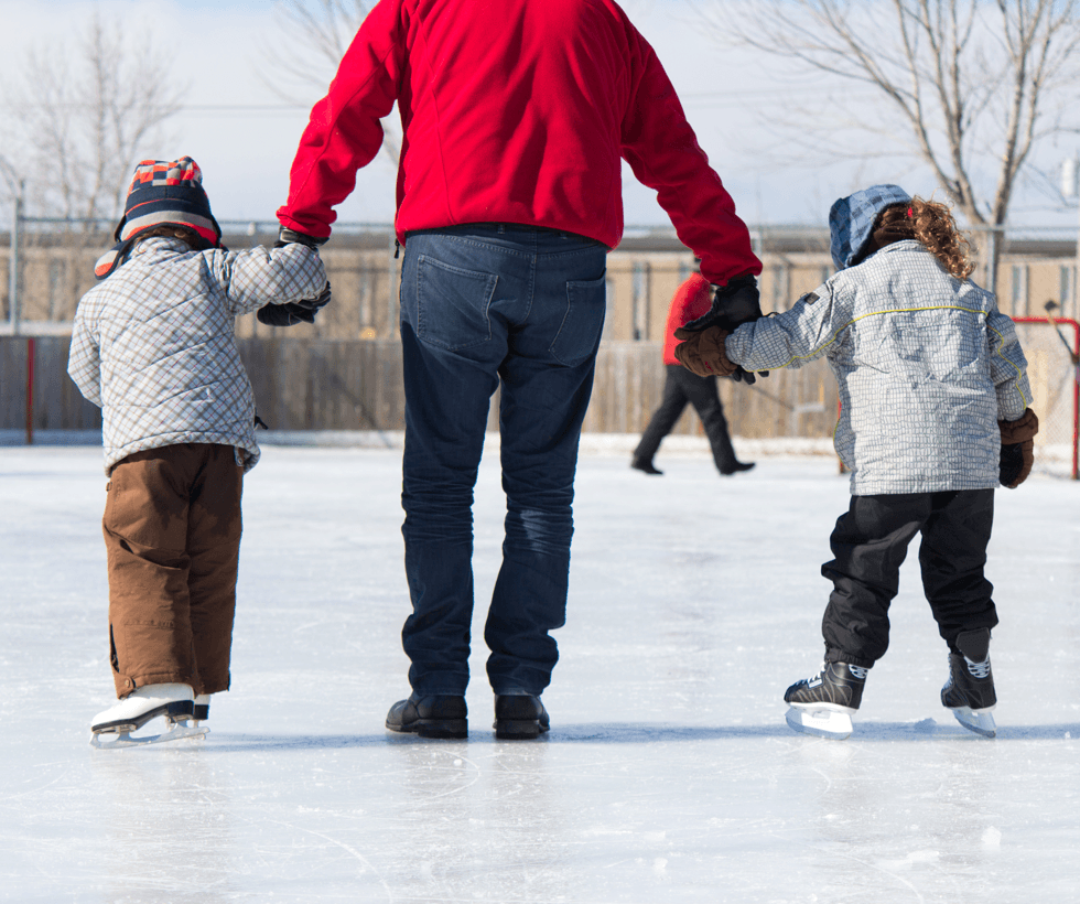 Winter Activities to Enjoy with Your Family Skating Image