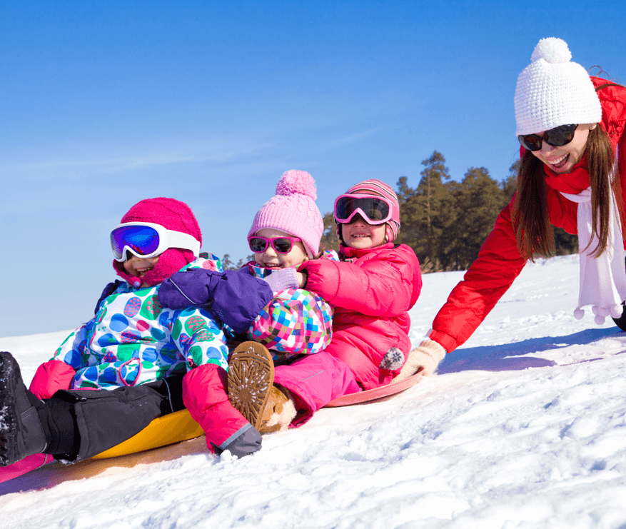 Winter Activities to Enjoy with Your Family Sledding Image