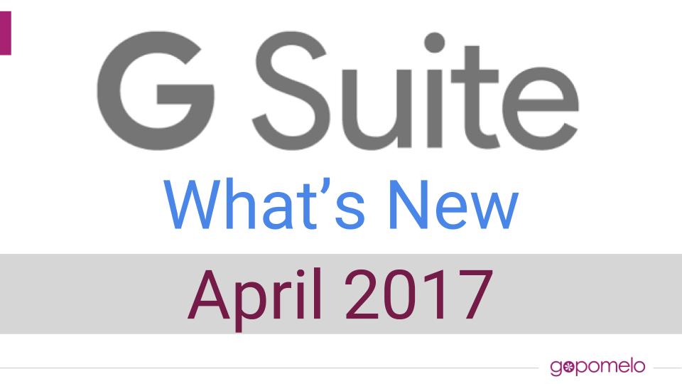 What's New - April 2017