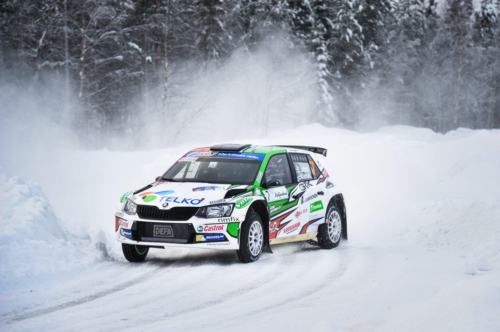 Emil Lindholm toiseksi Arctic Lapland Rally.jpg