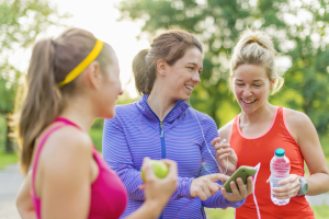 Friendship and fitness in the park