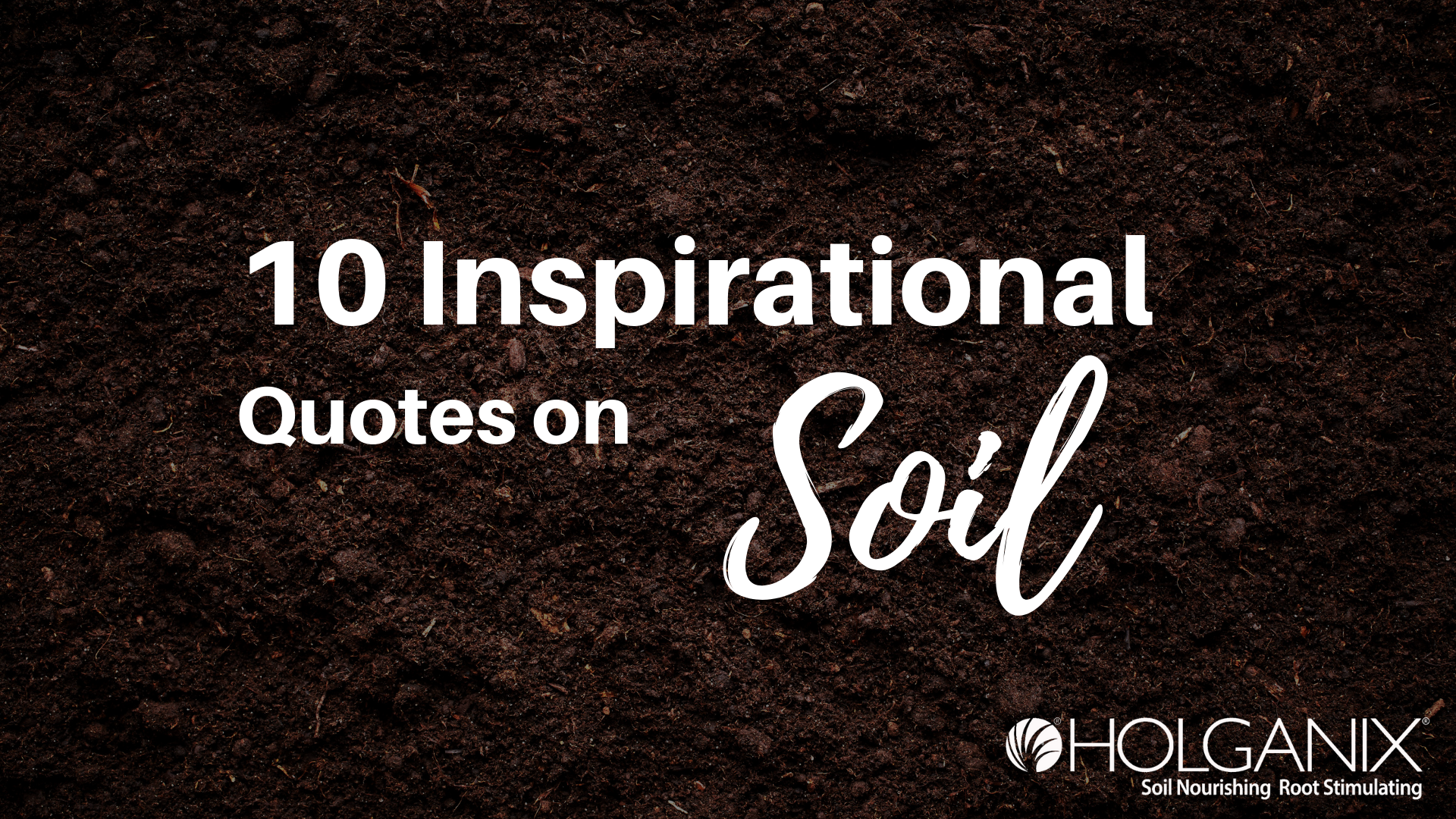 10 Inspirational Quotes On Soil