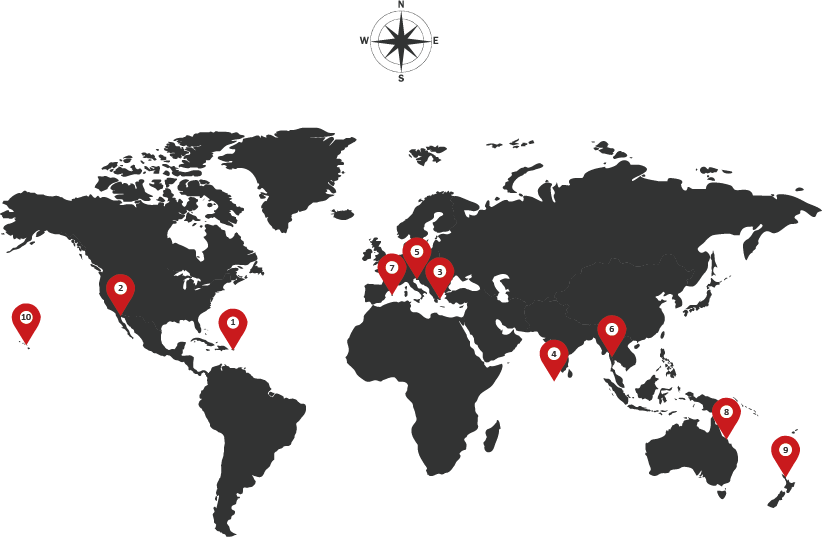 10 Sailing locations in the world