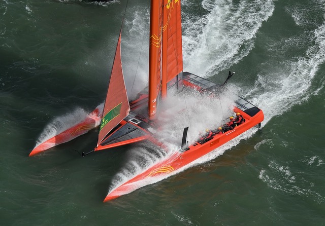 F50 catamaran - Sailing Virgins