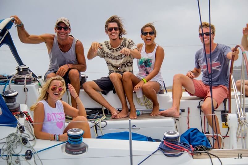 Sailing Virgins great crew