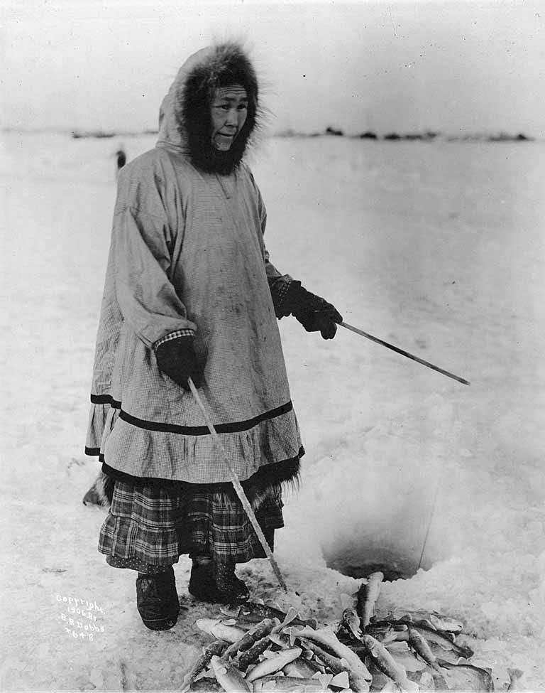 First Nation Ice Fishing