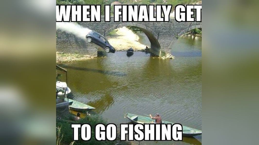 Finally get to go fishing