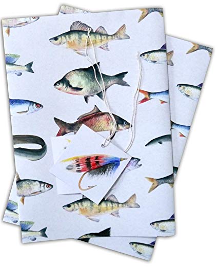 Fishing wrapping paper 2