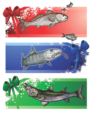 fish Christmas card 2