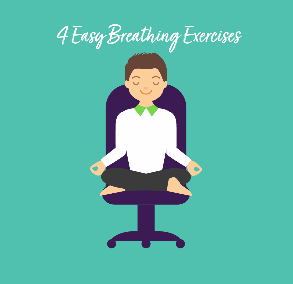 4 Easy Breathing Exercises to Reduce Stress at Work