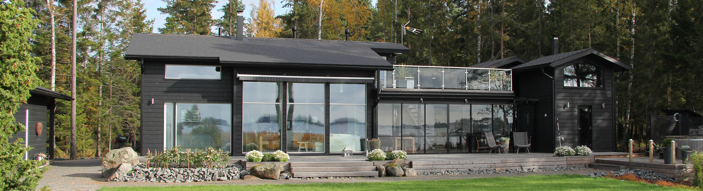 Sunhouse Linjakas talo S355 on Suomen kaunein koti 2017