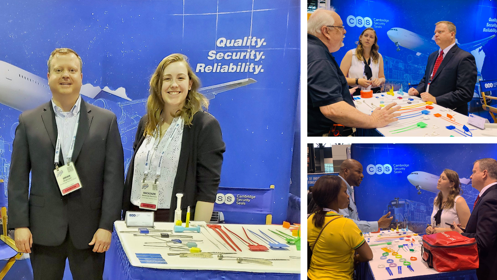 Cambridge Security Seals WTCE 2019 Booth