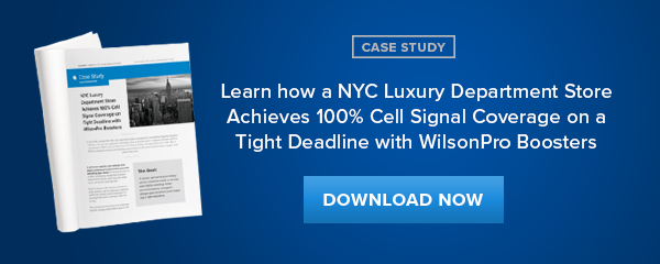 Learn how a NYC Luxury Department Store Achieves 100% Cell Signal Coverage
