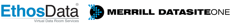 EthosData dataroom vs Merrill datasiteone