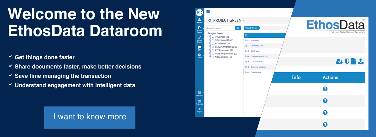 EthosData launches new dataroom