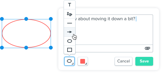 Online proofing markup tools