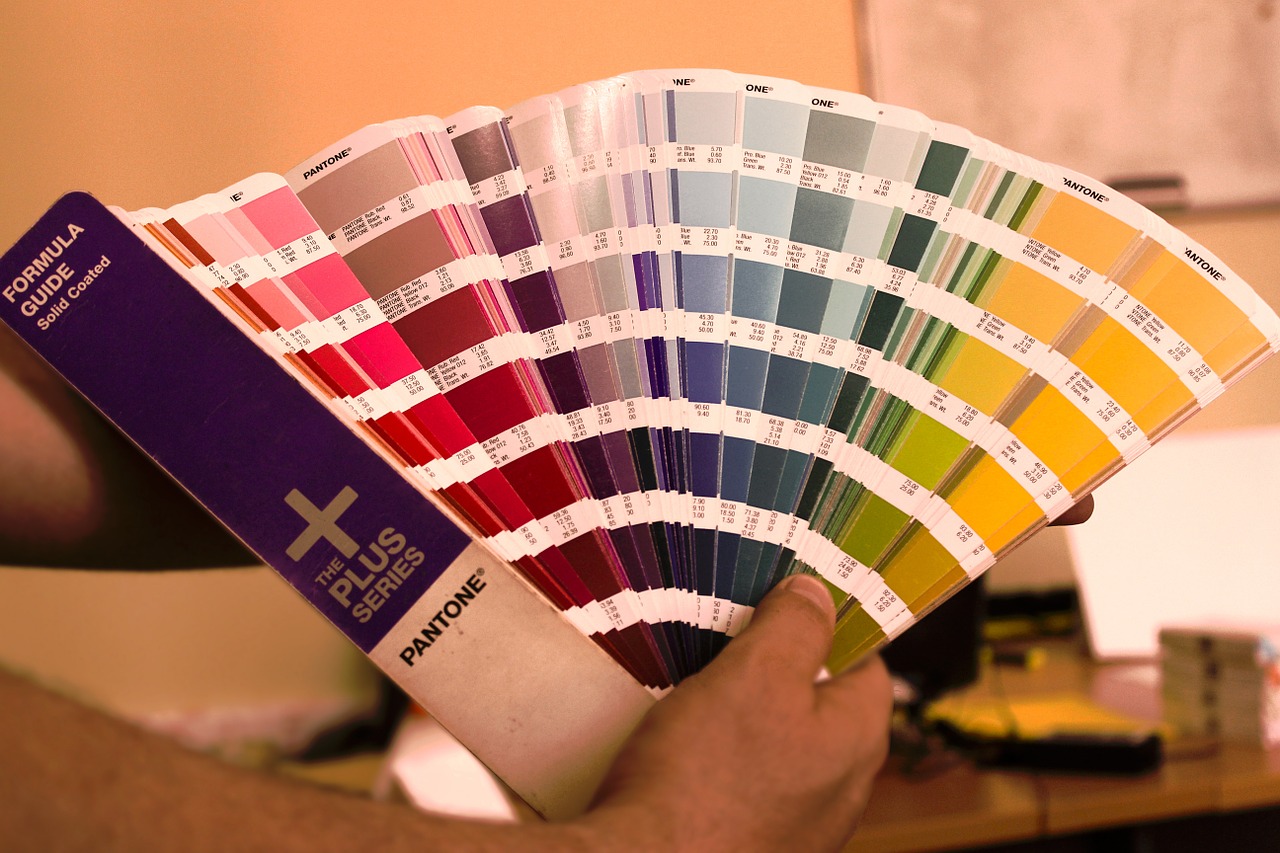 pantone swatchbook helps you choose colors for your custom home