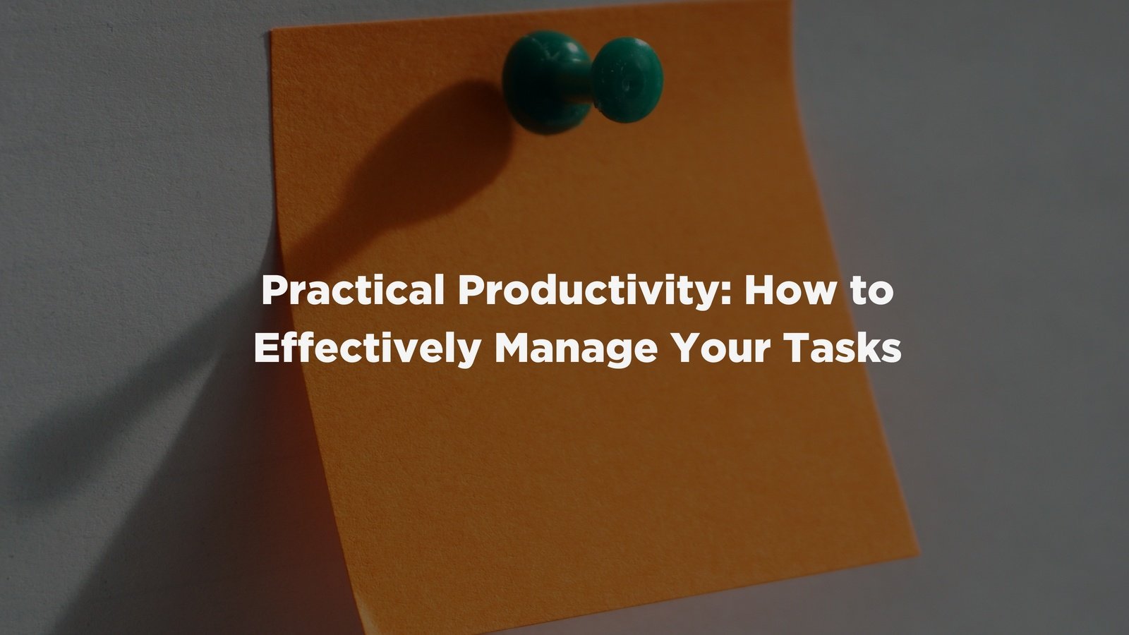 Practical Productivity