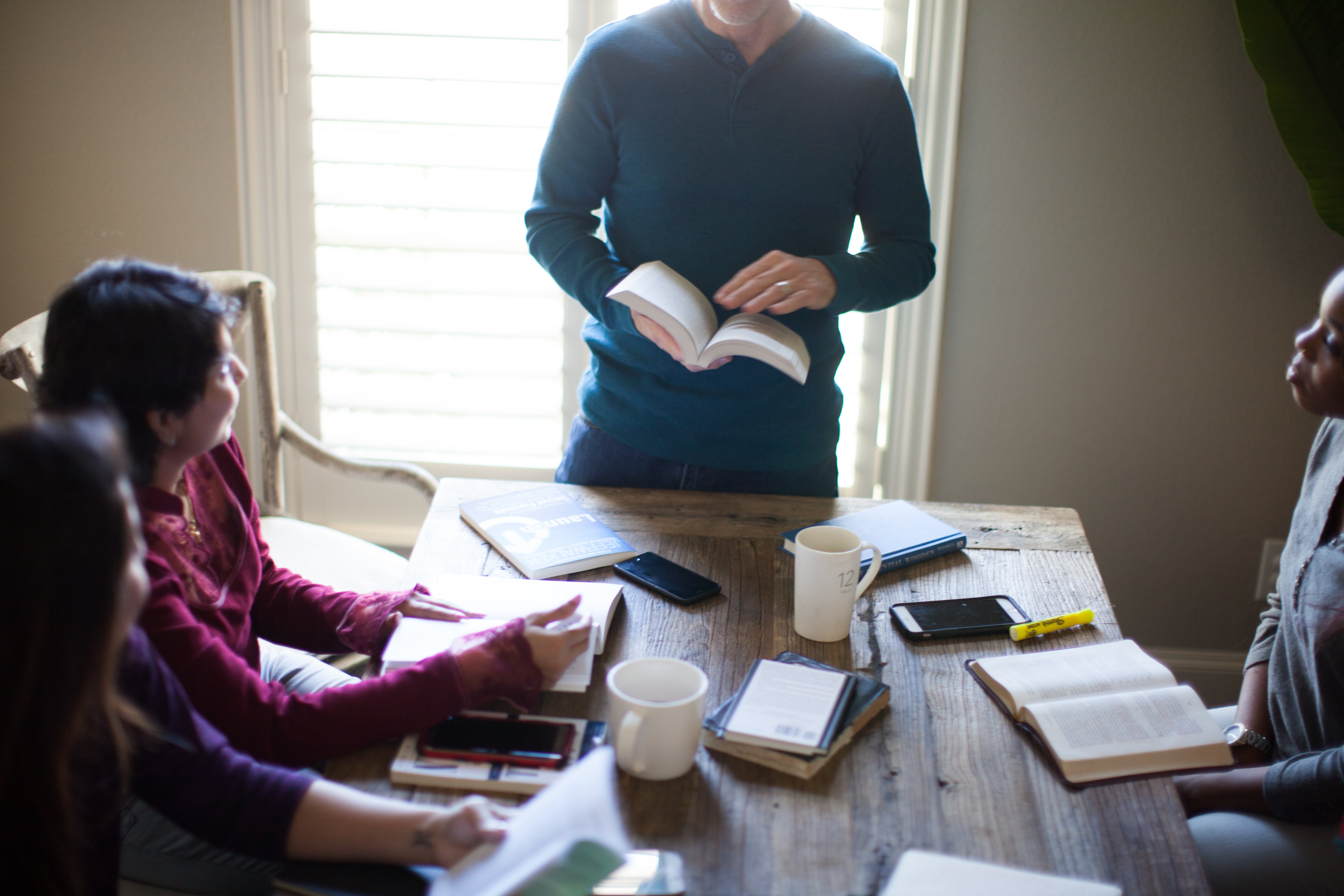 Meeting with small group