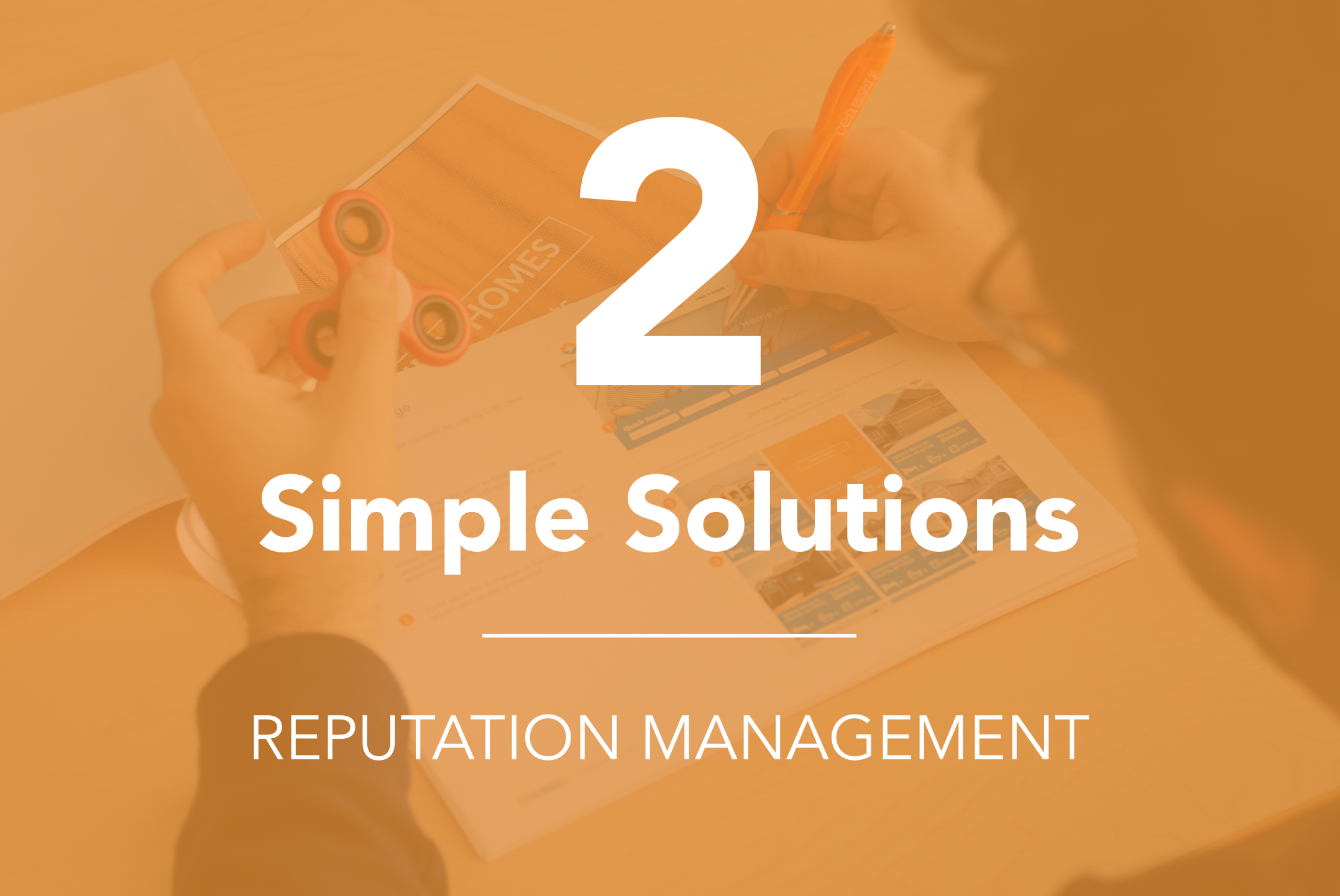 2 simple solutions for reputation management