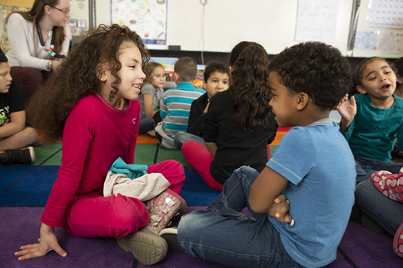 Kids Talking In Classroom