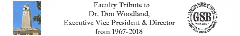 tribute to Dr. Woodland header