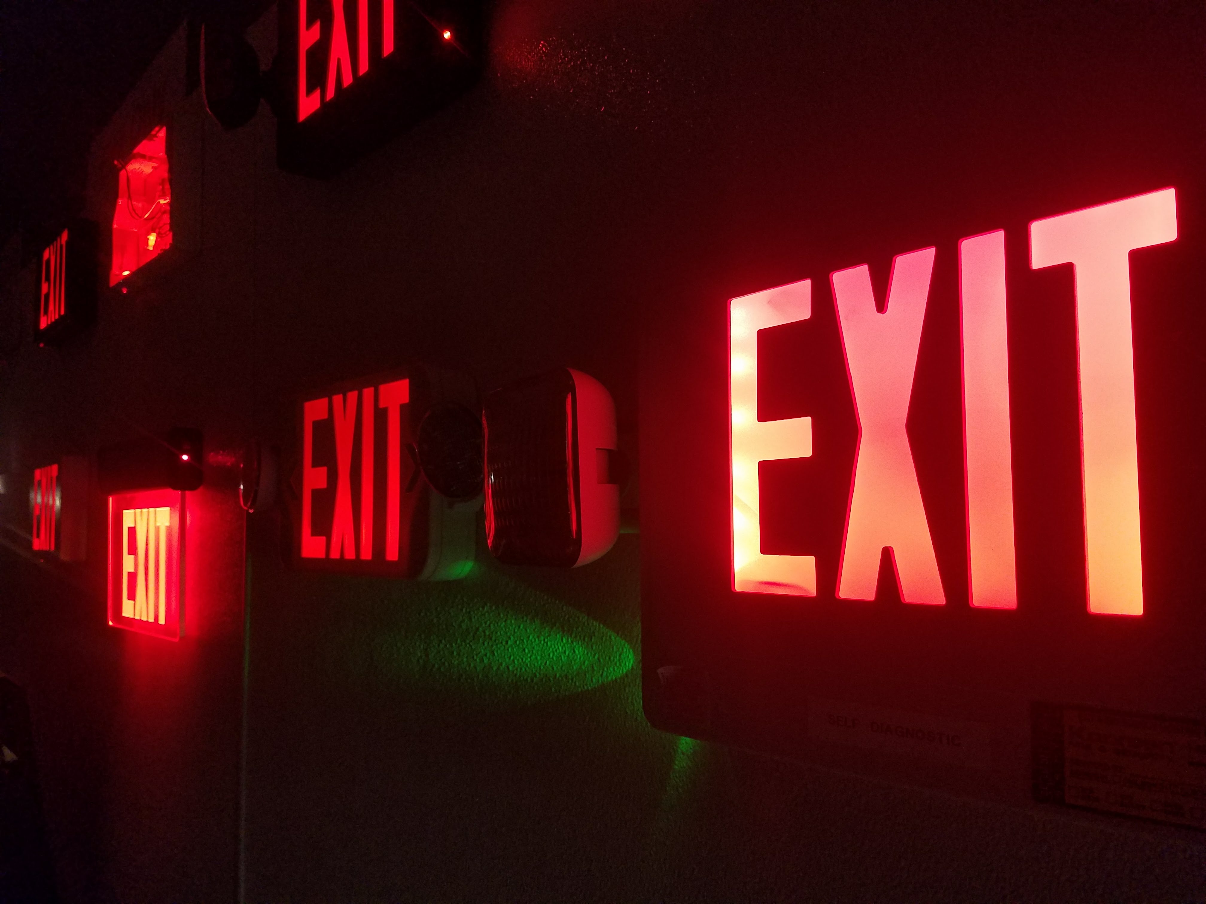 Exit Sign In Red Why Are Exit Signs Red