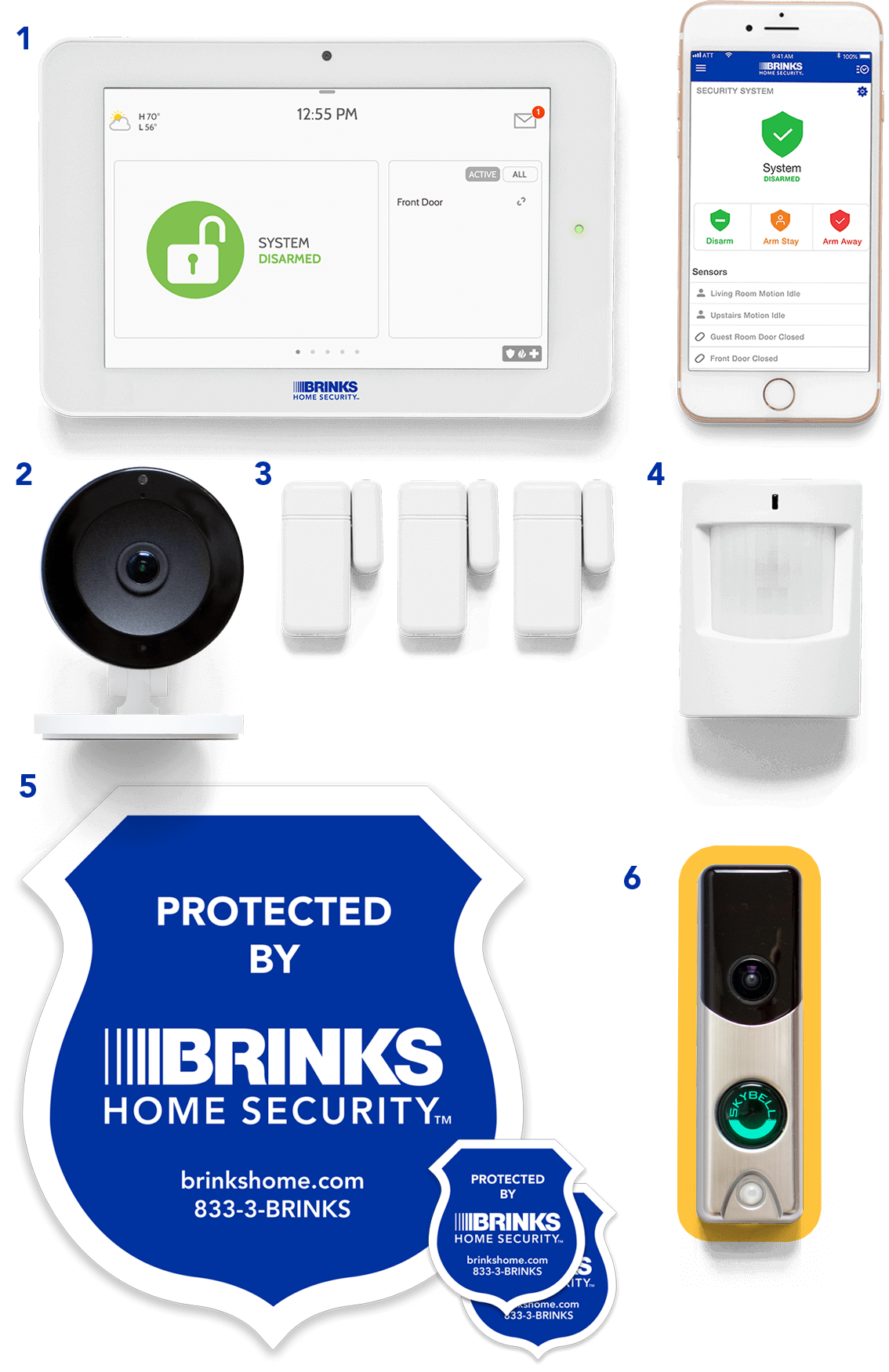 brinks home security video doorbell
