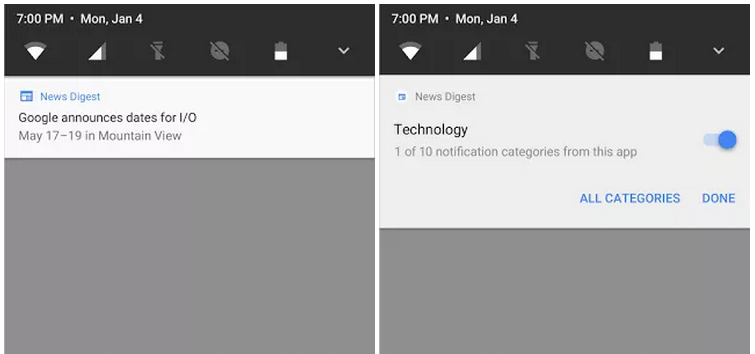 Android notifications Android notifications