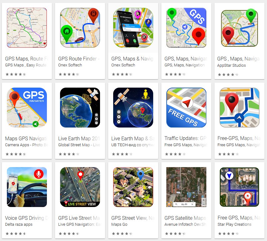 Фальшивые GPS-приложения в Google Play Store были загружены 50 млн раз
