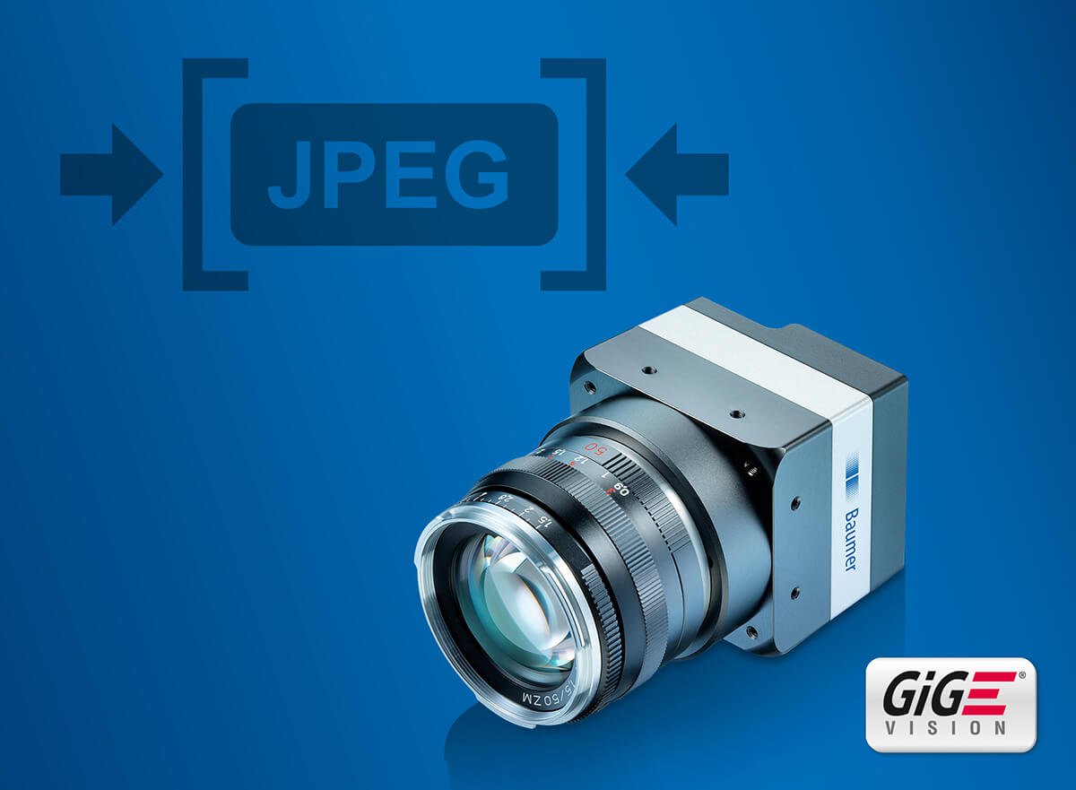 Новые GigE-камеры со встроенным сжатием JPEG изображений от Baumer и КамераIQ
