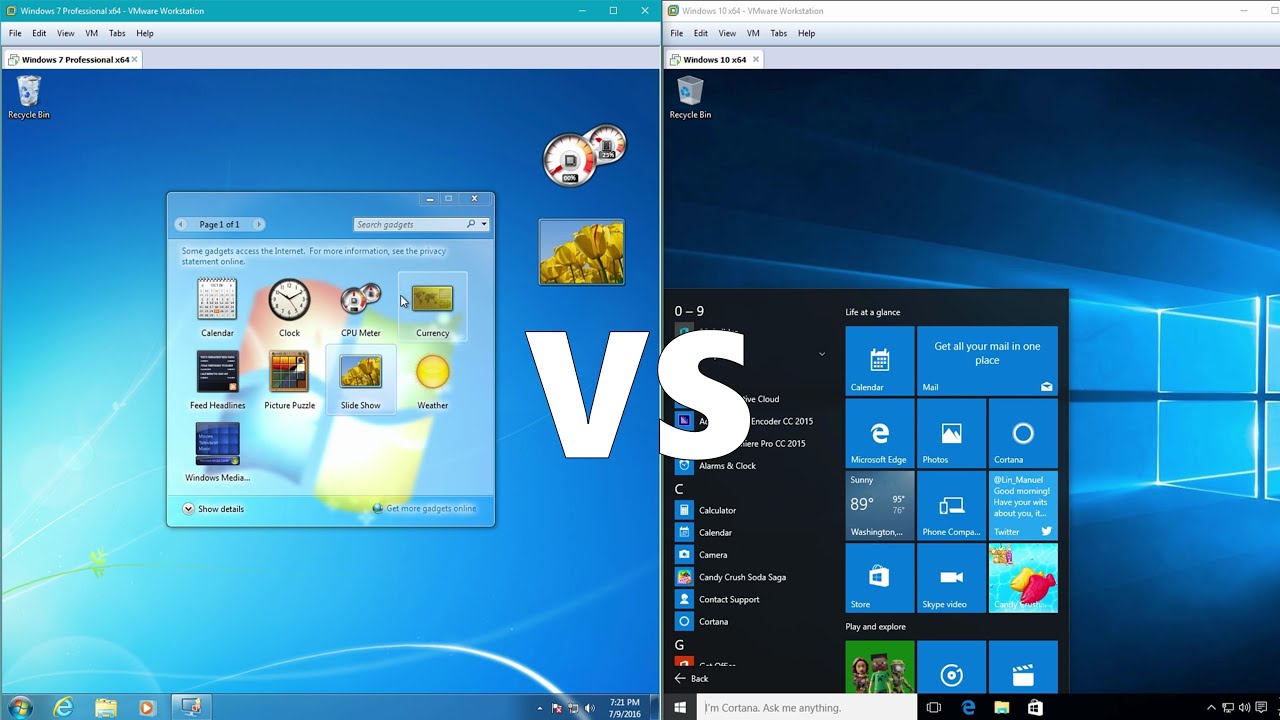 Количество пользователей Windows 7 и Windows 10 только только сравнялось