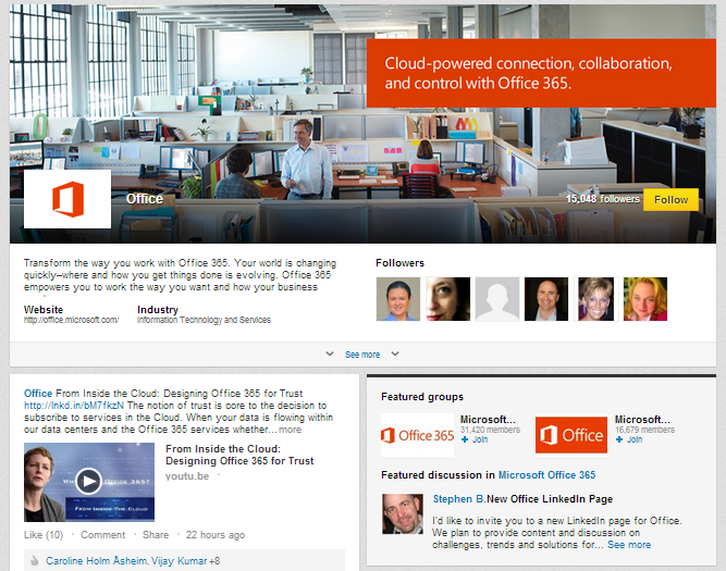 5 Examples Of Great LinkedIn Showcase Pages