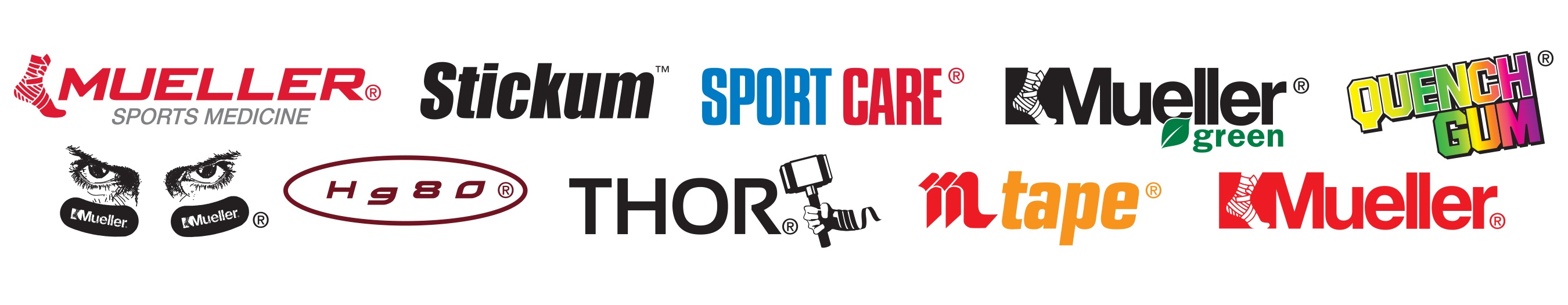 Mueller Sports Medicine Brand Logos